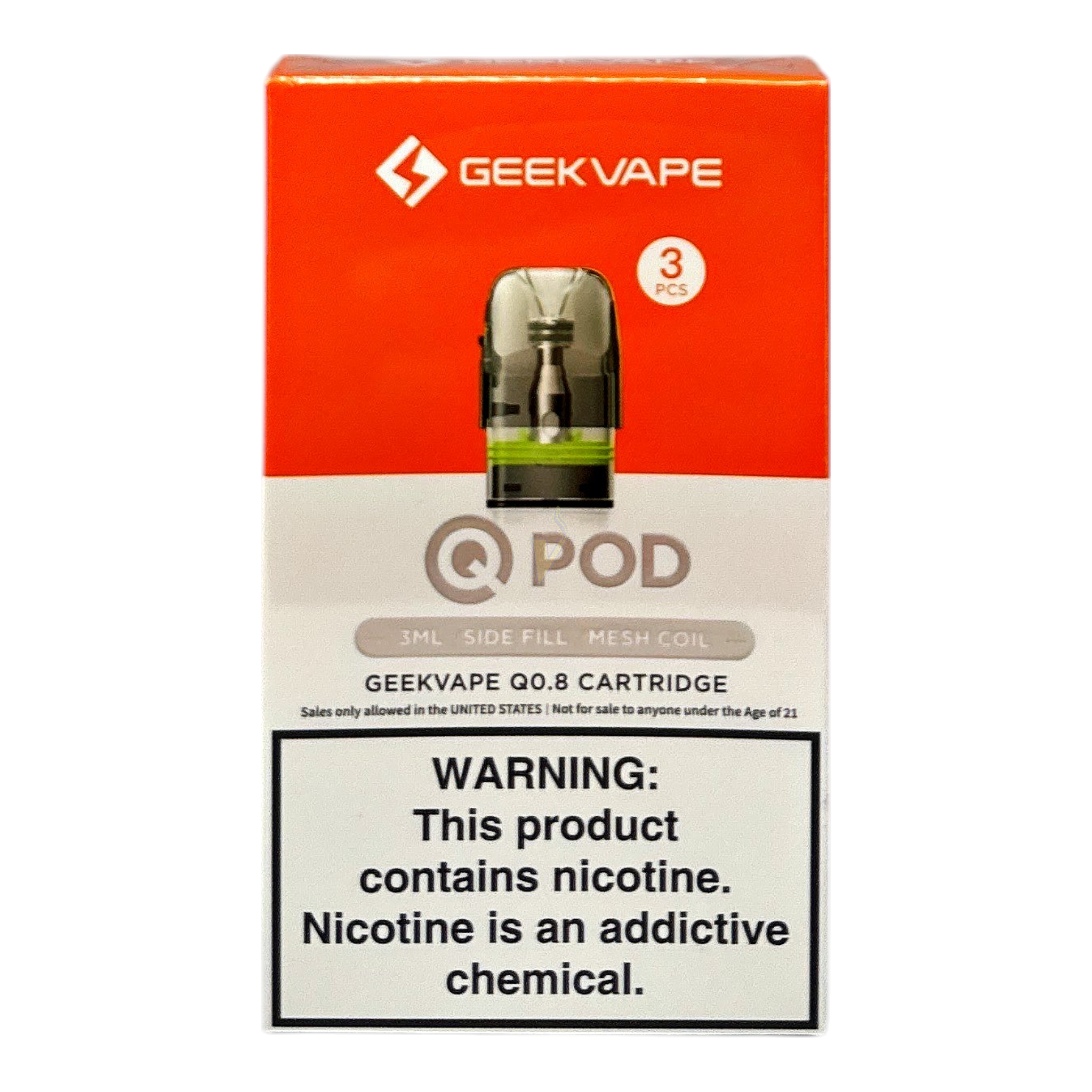 Geekvape Q 3ML Side Fill Replacement Pods - The Vapor Shoppe Geekvape Q 3ML Side Fill Replacement Pods - The Vapor Shoppe