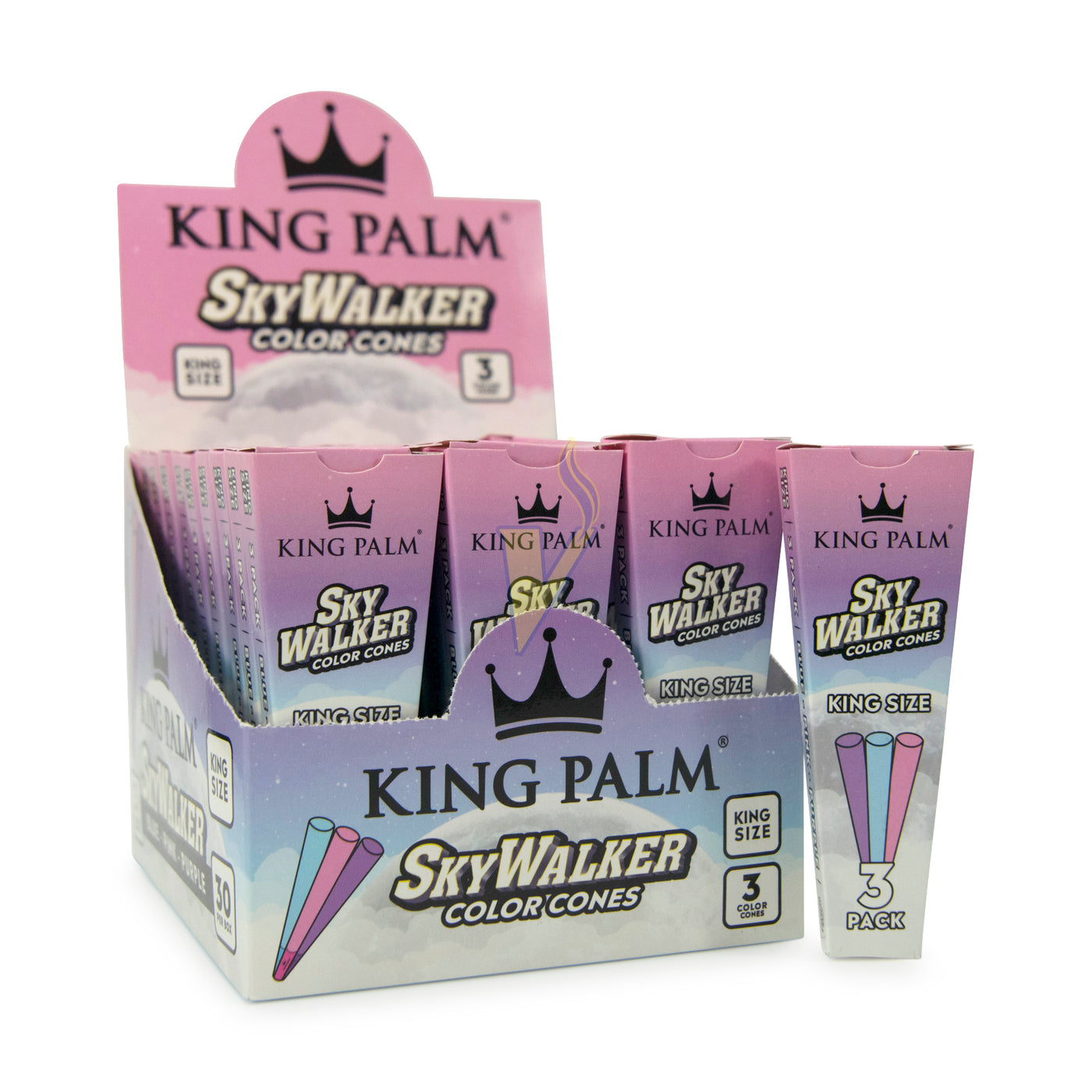 King Palm Color Cones King Size