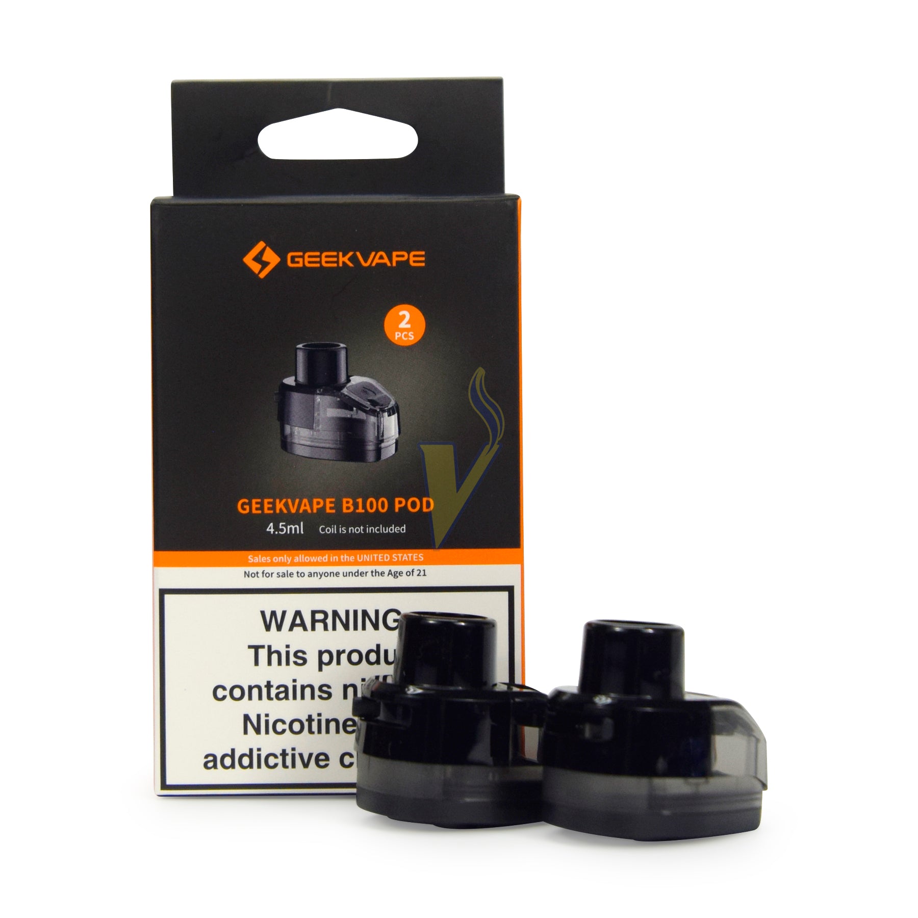 elf bar vape uk Geekvape B100 Empty Pod (2 Pack) – The Vapor Shoppe