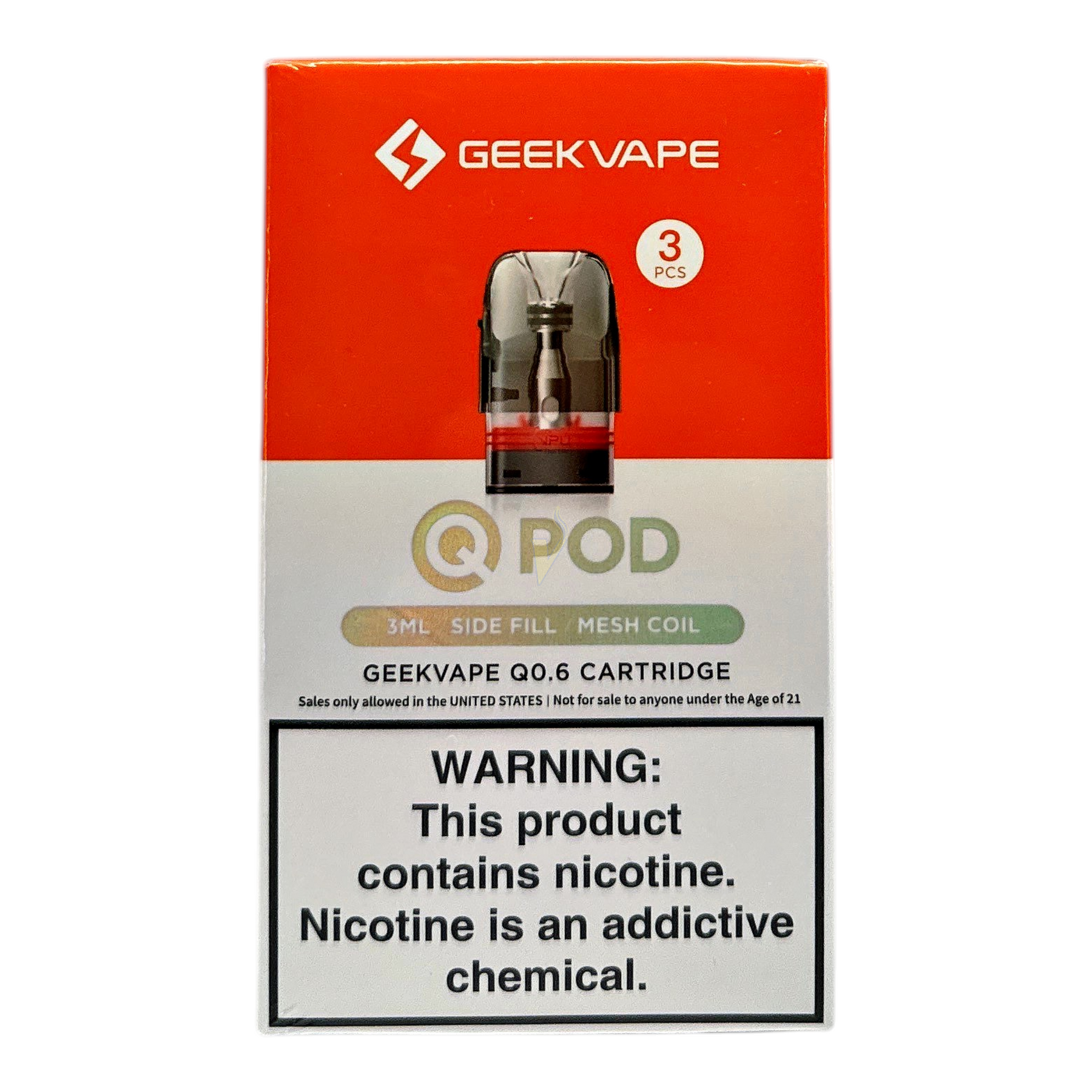 Geekvape Q 3ML Side Fill Replacement Pods - The Vapor Shoppe Geekvape Q 3ML Side Fill Replacement Pods - The Vapor Shoppe