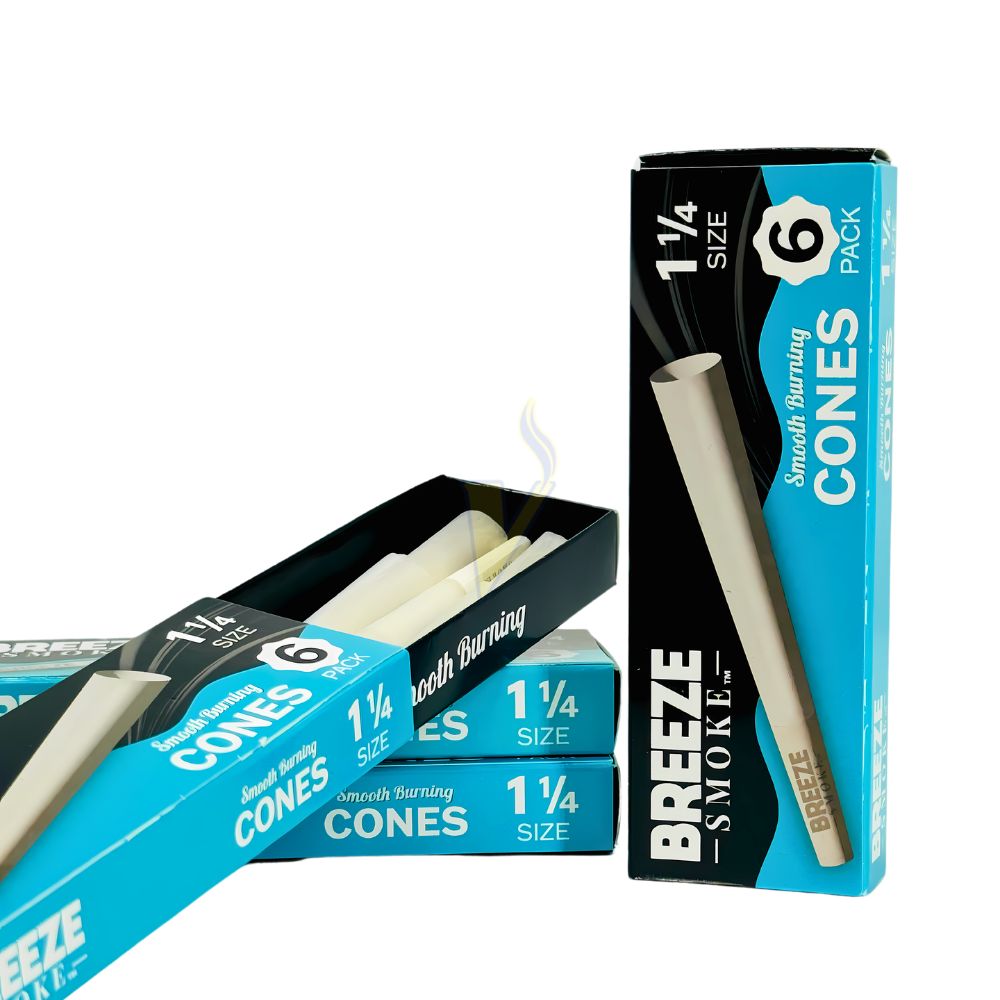 Breeze Smoke 6 Pack Cones Case