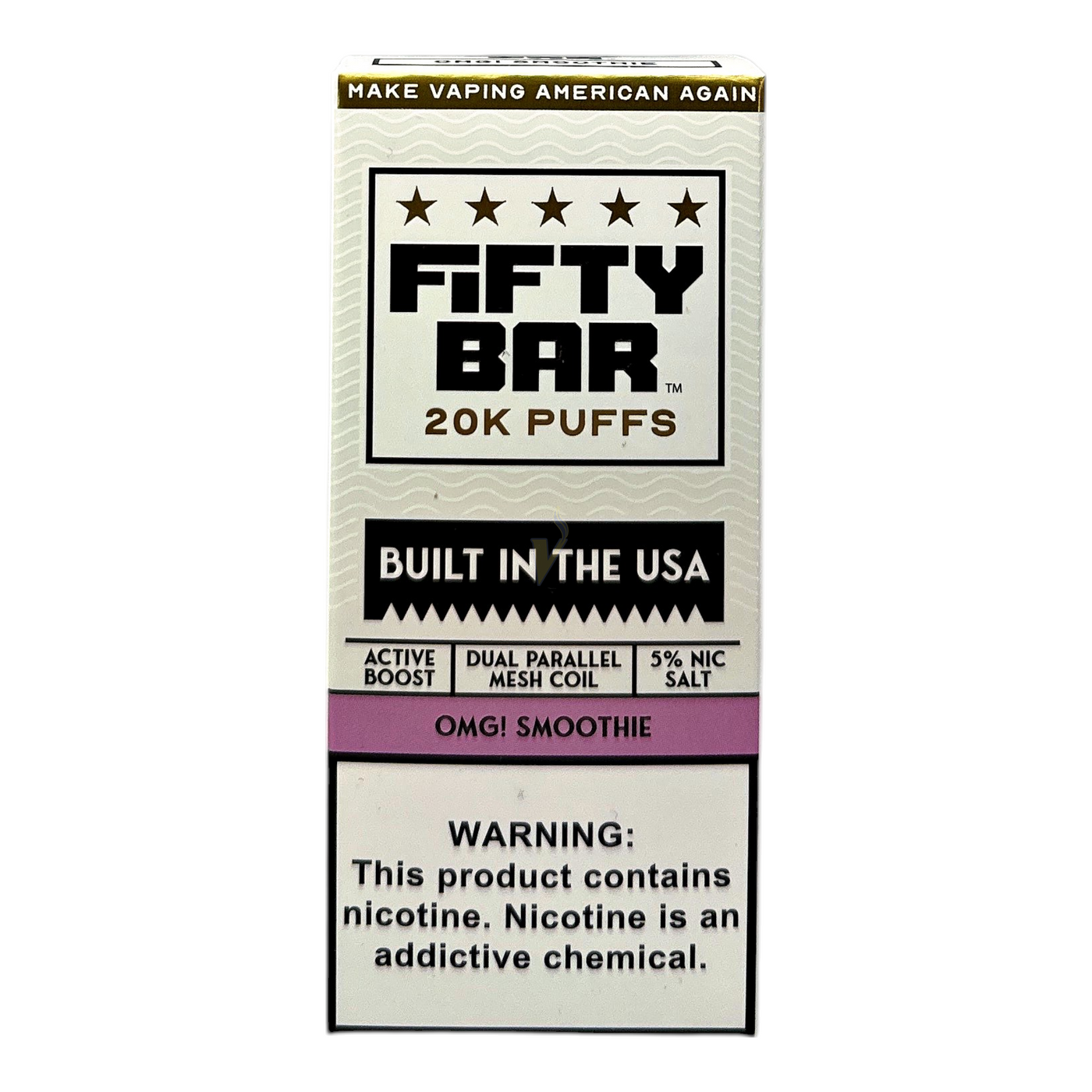 Fifty Bar 20K Puffs Disposable Vape - The Vapor Shoppe Fifty Bar 20K Puffs Disposable Vape - The Vapor Shoppe