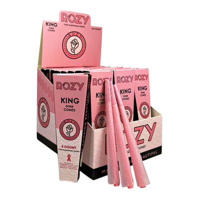Rozy King Size Pink Cones