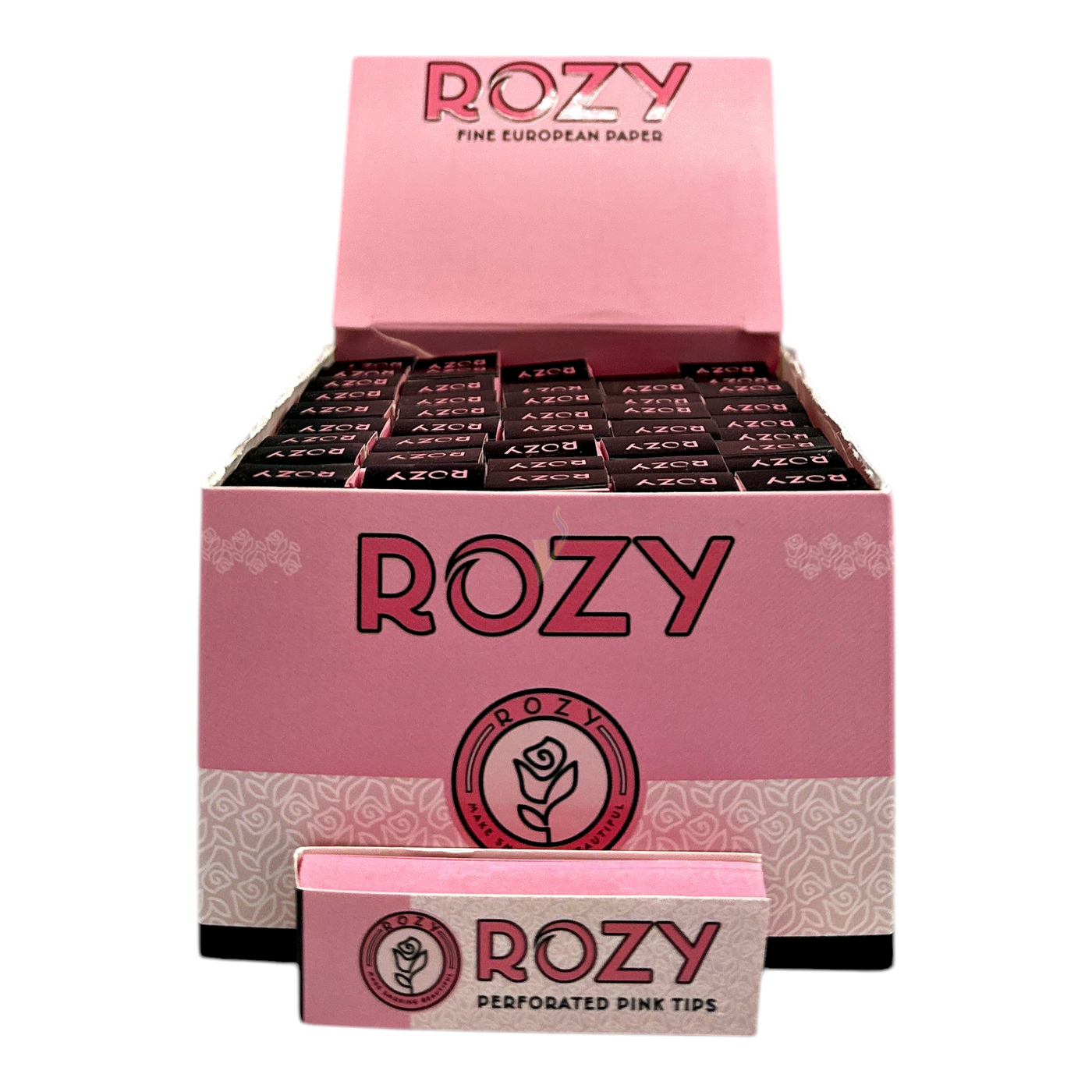 Rozy Pink Perforated Tips