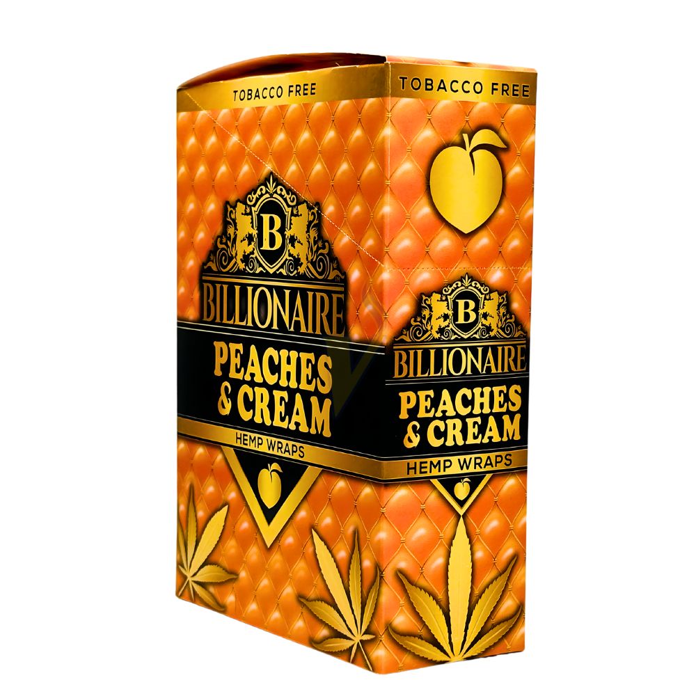 Billionaire Hemp Wraps Case - 100% Pure Hemp, Nicotine-Free, 25 Packs The Vapor Shoppe Billionaire Hemp Wraps Case - 100% Pure Hemp, Nicotine-Free, 25 Packs The Vapor Shoppe