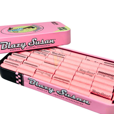 Blazy Susan 100ct Pre Rolled Filter Tips Tin Case