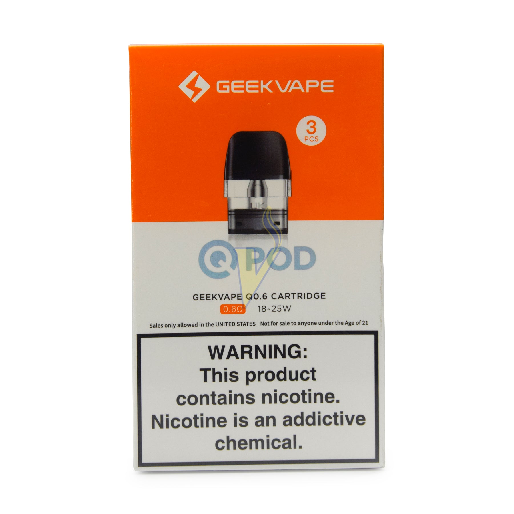 Geekvape Q Pod Cartridges - 2mL, Multiple Resistances, 3-Pack | Order ...