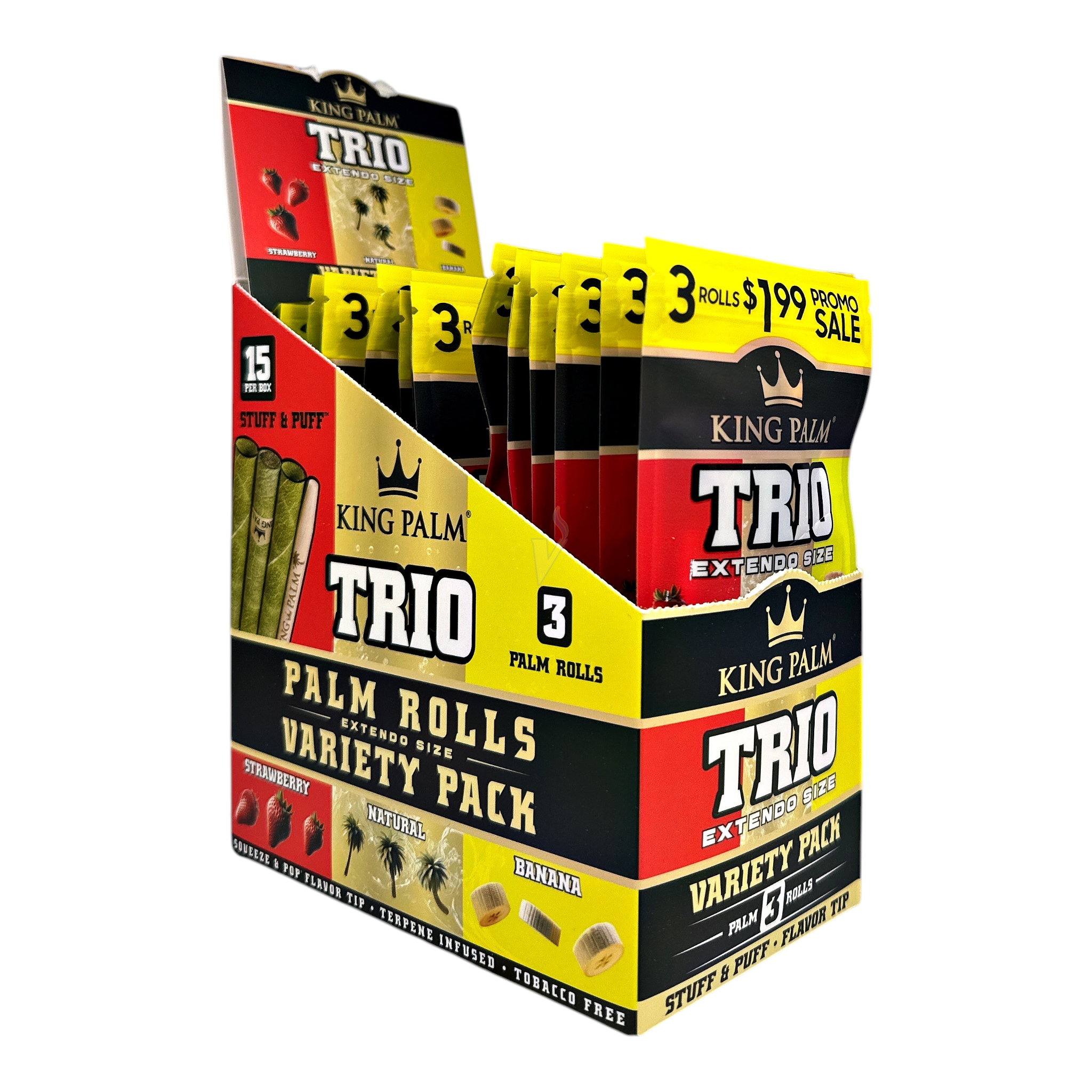 キンバ King Palm Trio Extendo Size 3/$1.99 Rolls - The Vapor Shoppe