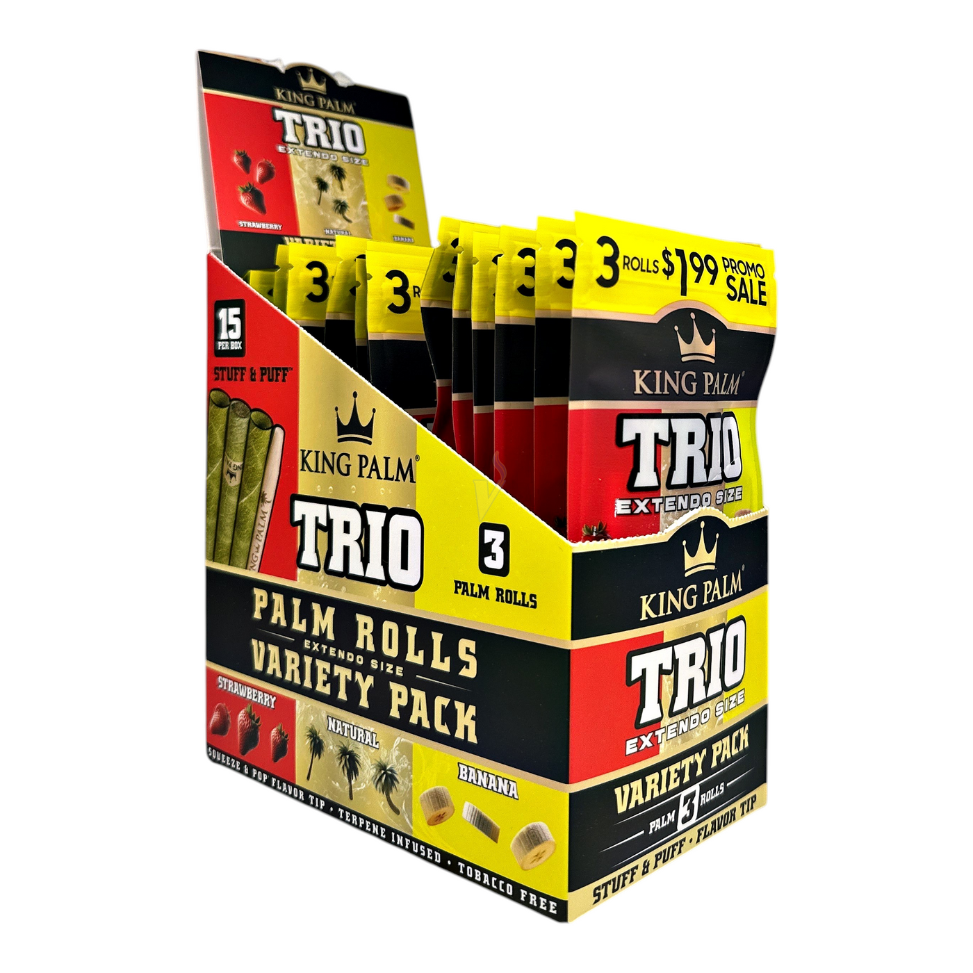 King Palm Trio Extendo Size 3/$1.99 Rolls - The Vapor Shoppe