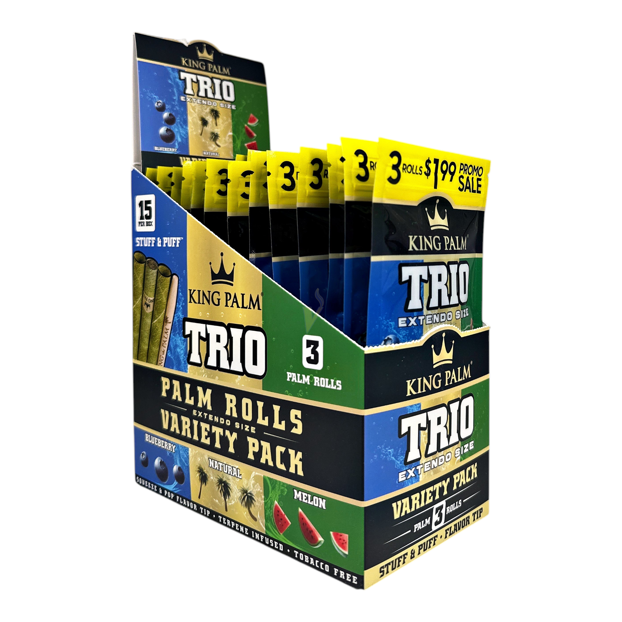 King Palm Trio Extendo Size 3/$1.99 Rolls - The Vapor Shoppe