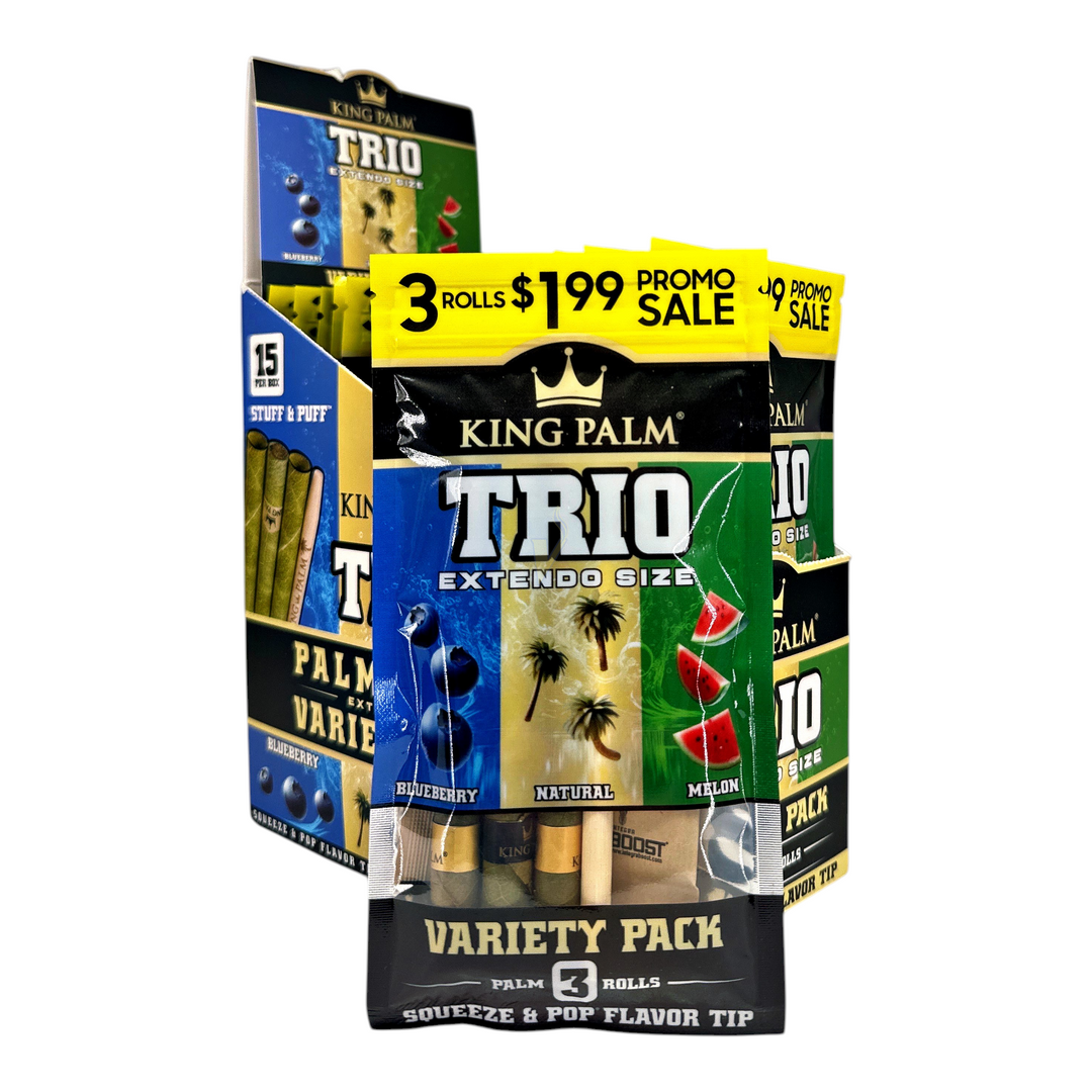 King Palm Trio Extendo Size 3/$1.99 Rolls - The Vapor Shoppe
