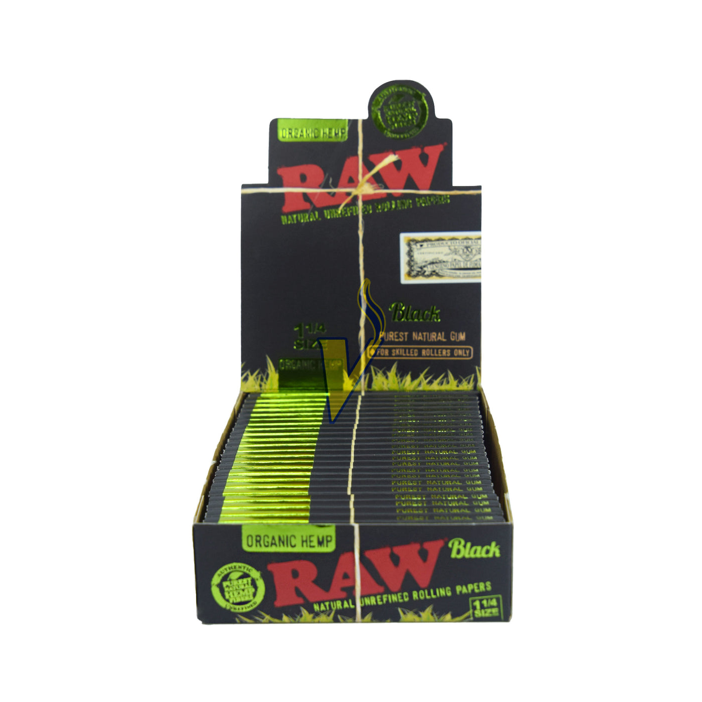 Raw Black Organic Papers Case