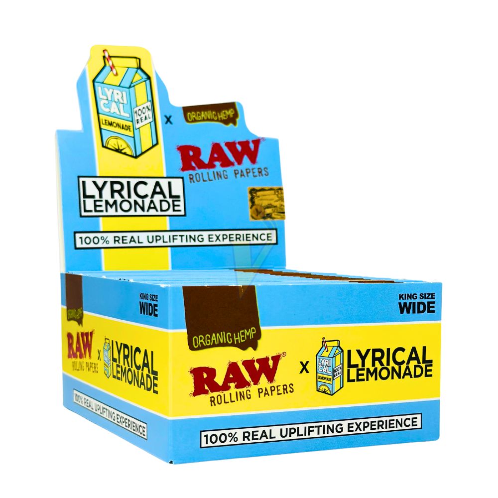 Raw X Lyrical Lemonade Organic Hemp Rolling Papers Case