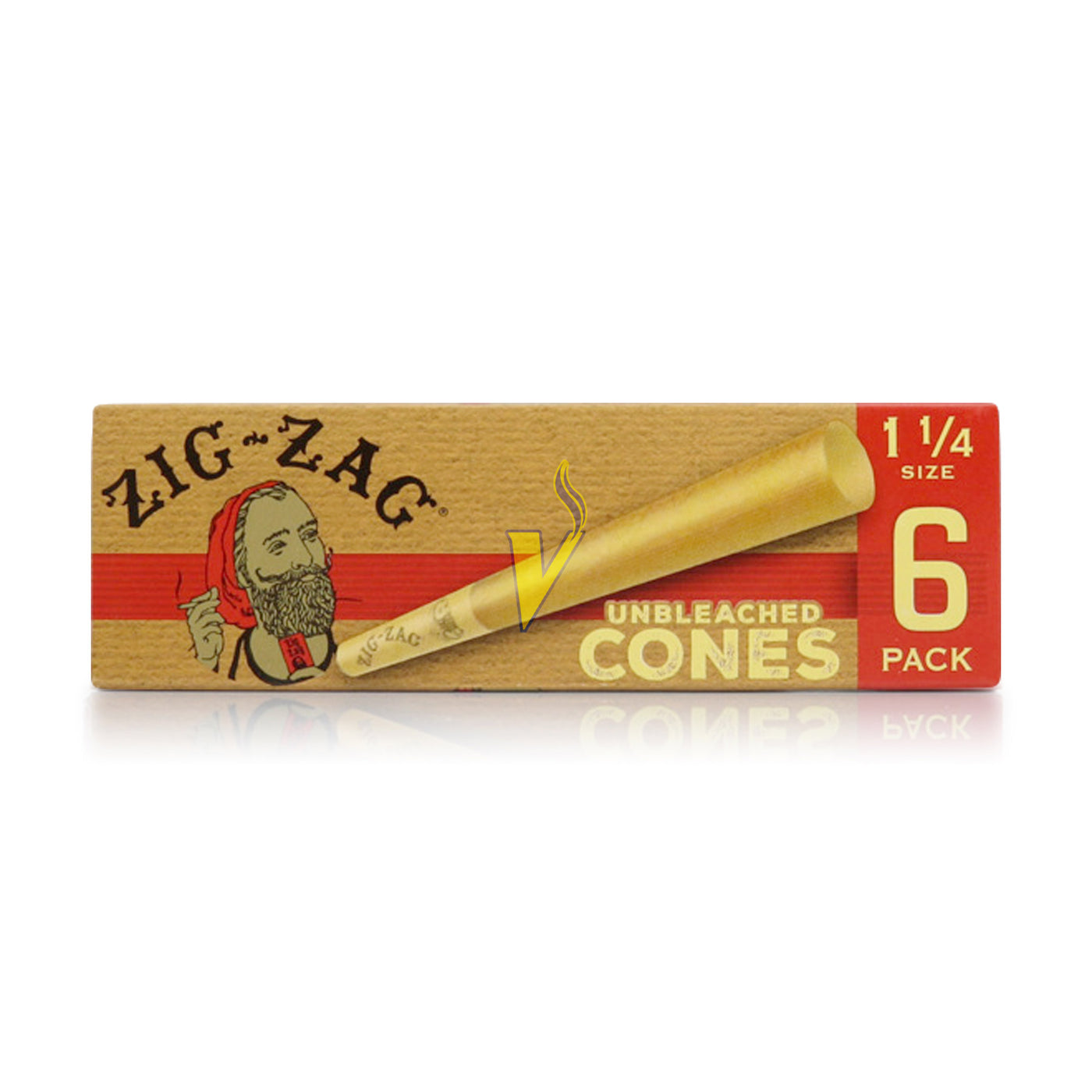 Zig Zag Unbleached 1 1/4 Cones