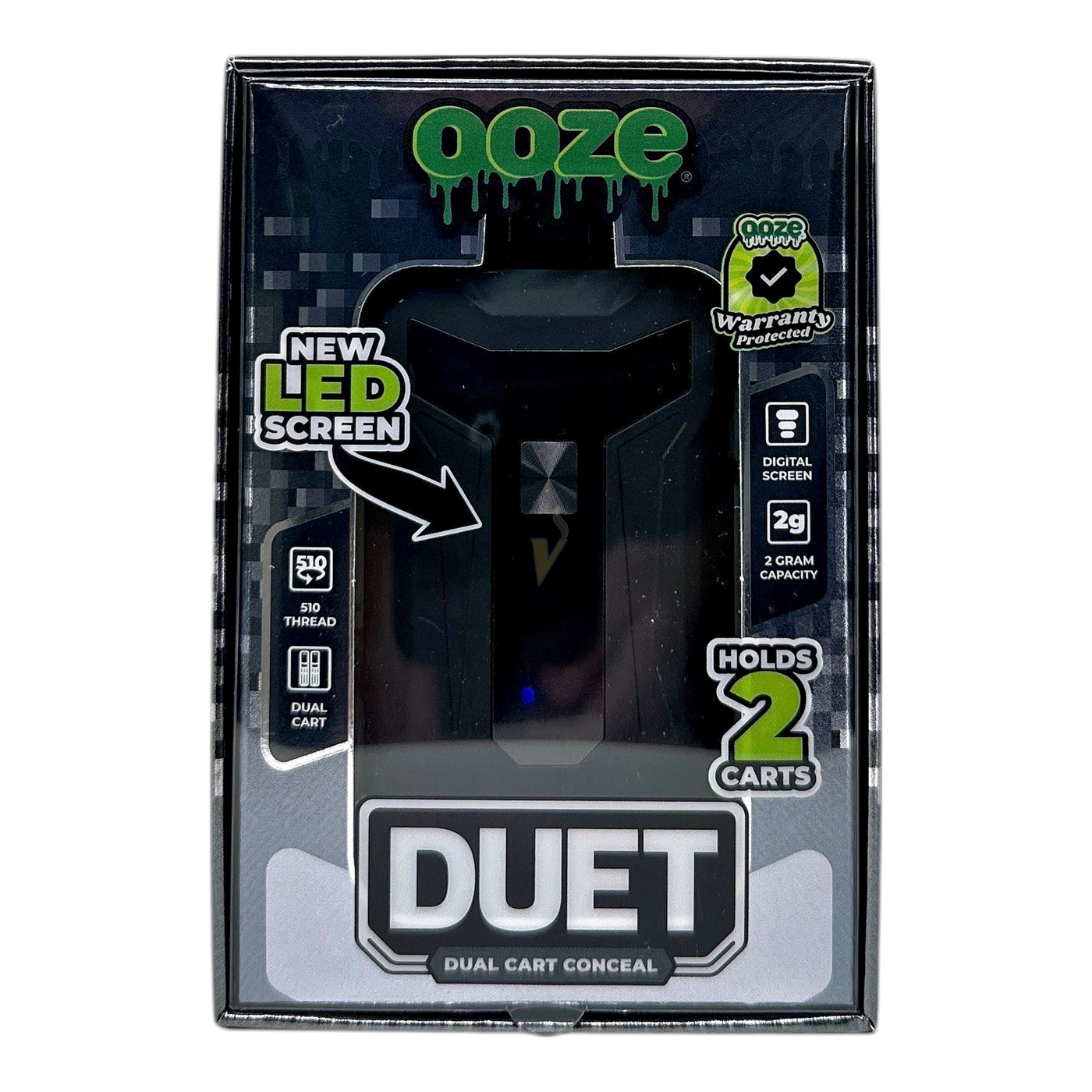 Ooze Duet Dual 510 Cart Battery The Vapor Shoppe Ooze Duet Dual 510 Cart Battery The Vapor Shoppe
