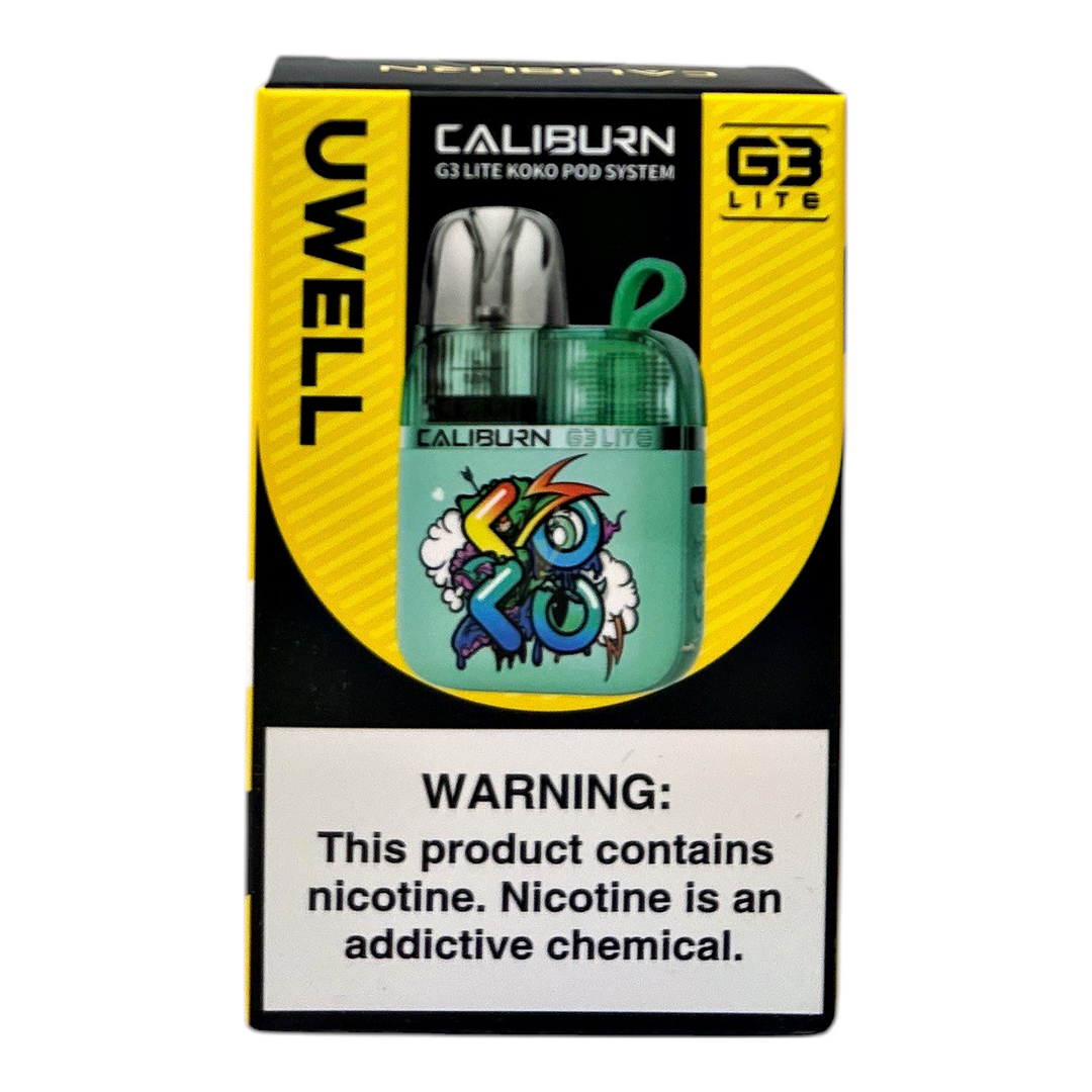 Uwell Caliburn G3 Lite Koko Pod System The Vapor Shoppe Uwell Caliburn G3 Lite Koko Pod System The Vapor Shoppe
