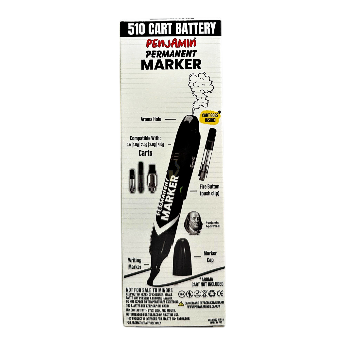 Penjamin Permanent Marker Cartridge Battery - The Vapor Shoppe Penjamin Permanent Marker Cartridge Battery - The Vapor Shoppe