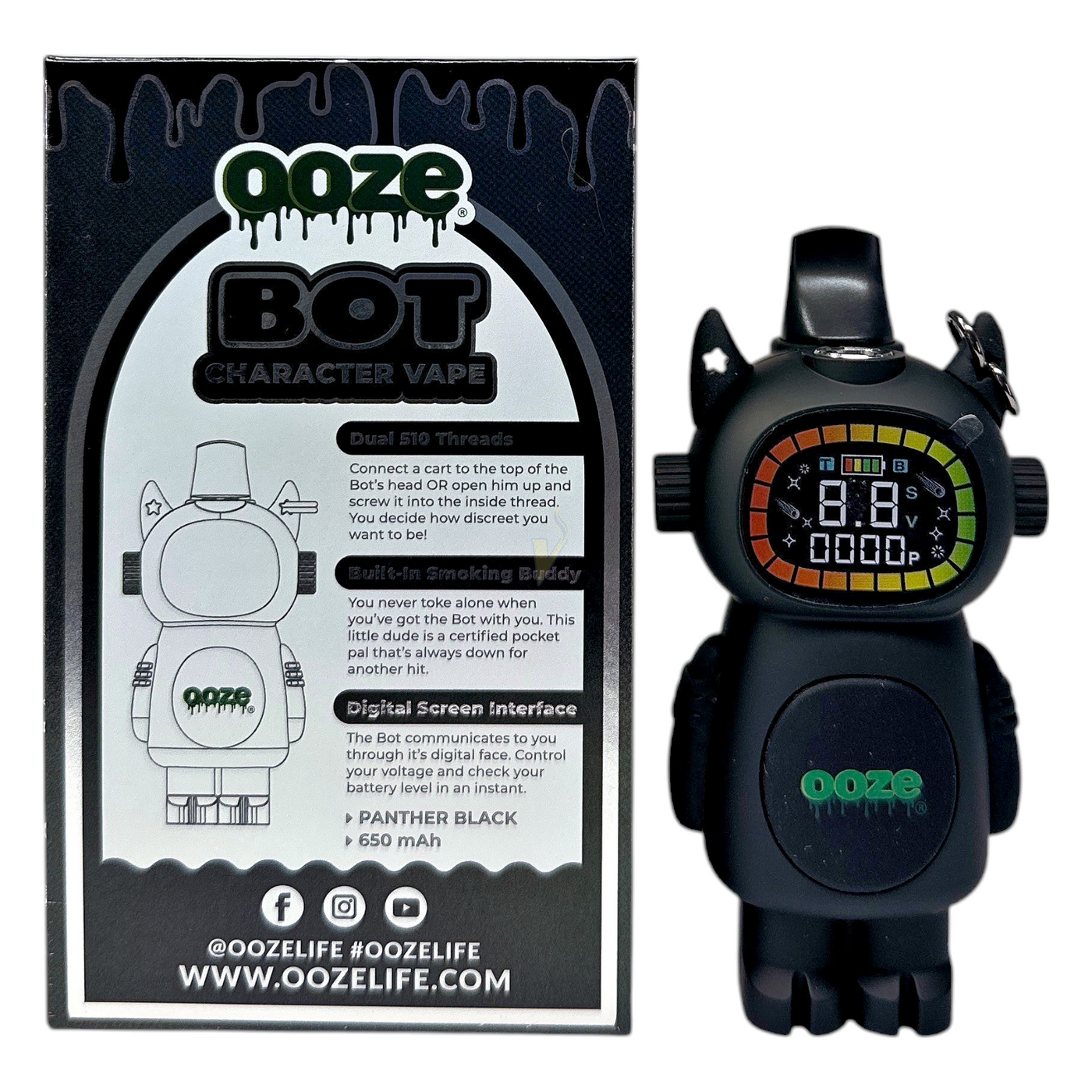 Ooze Bot Character Vape Battery The Vapor Shoppe Ooze Bot Character Vape Battery The Vapor Shoppe