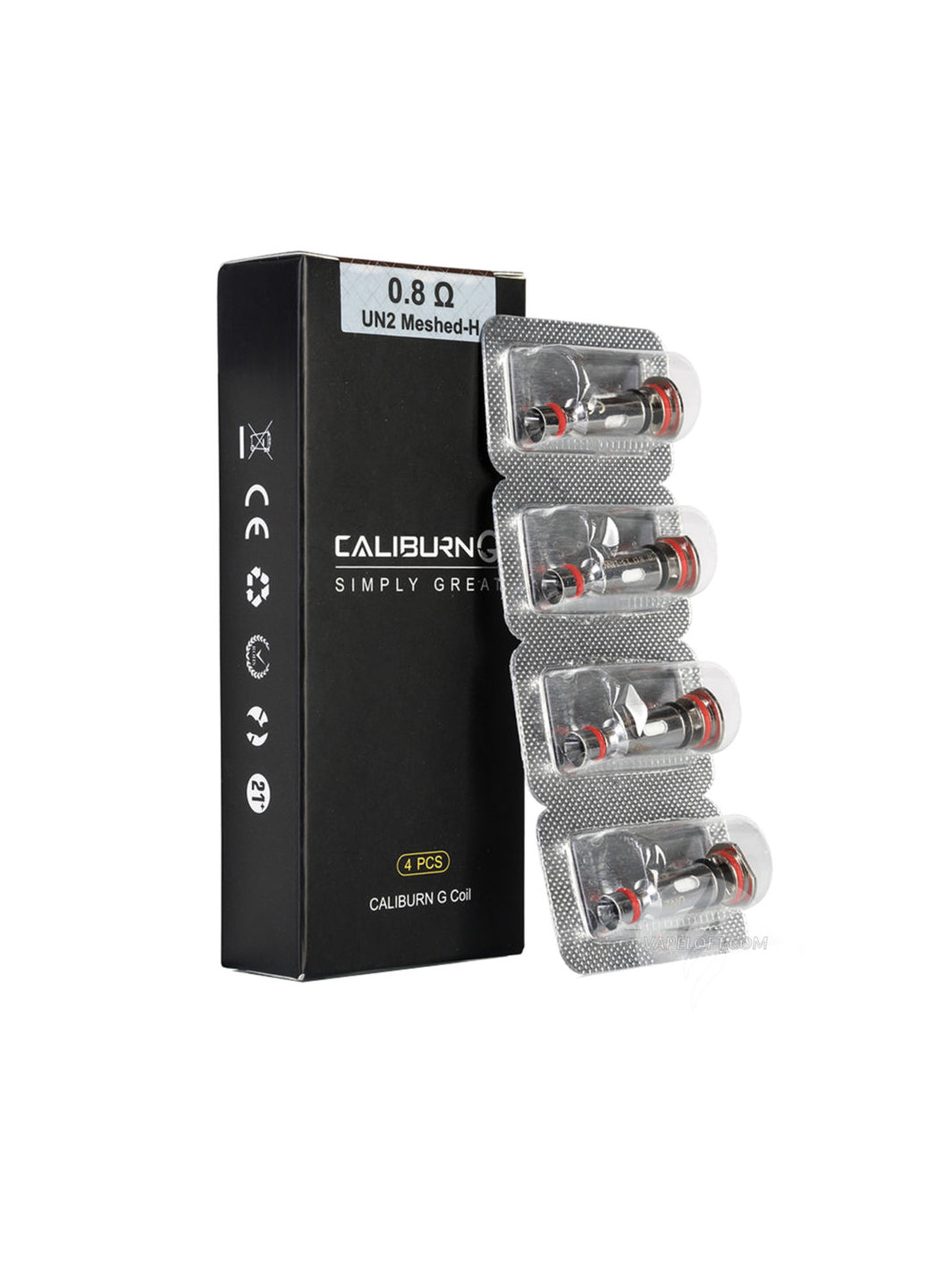 Uwell Caliburn G Coils (4 Pack) The Vapor Shoppe Uwell Caliburn G Coils (4 Pack) The Vapor Shoppe