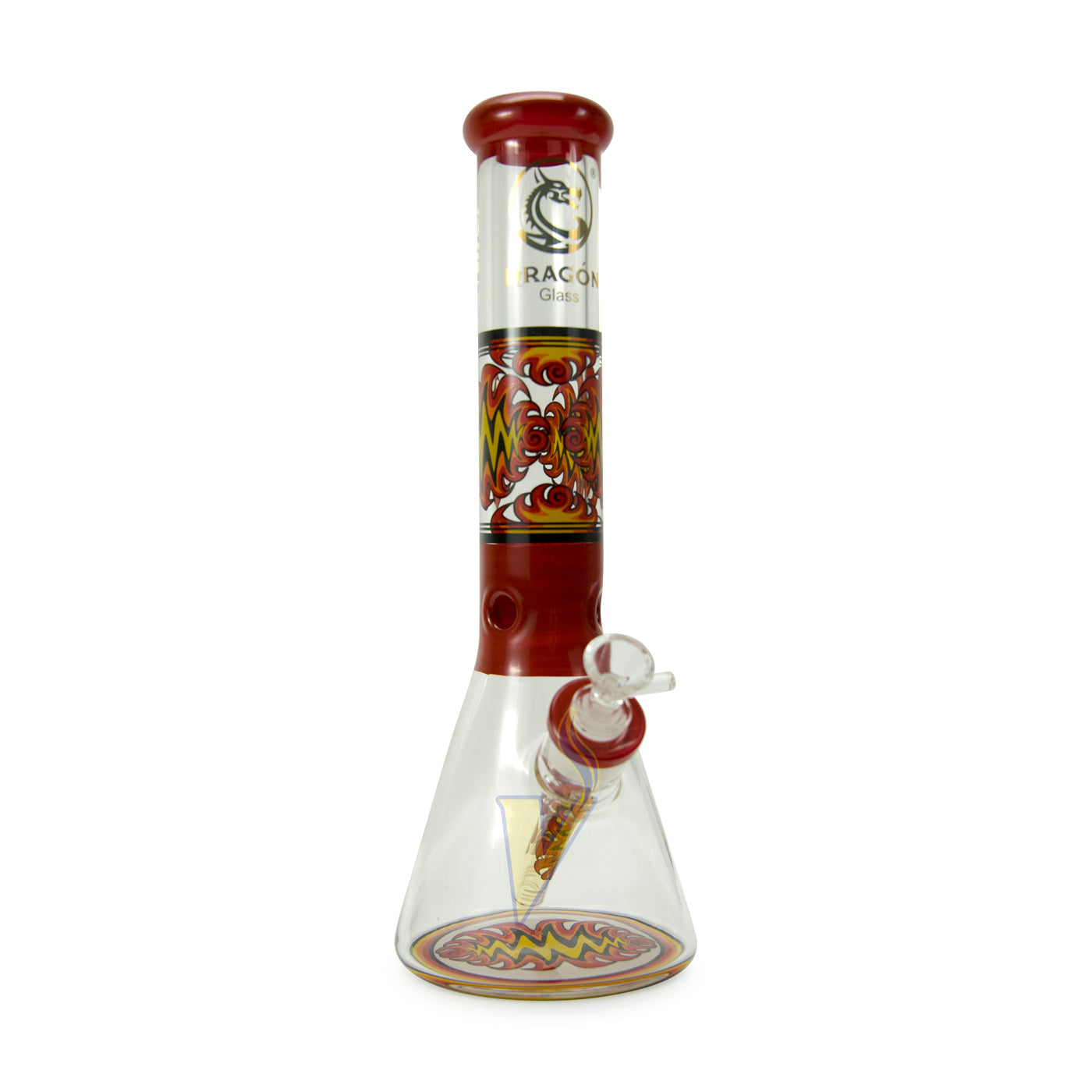 Dragon Glass 14 inch Water Pipe