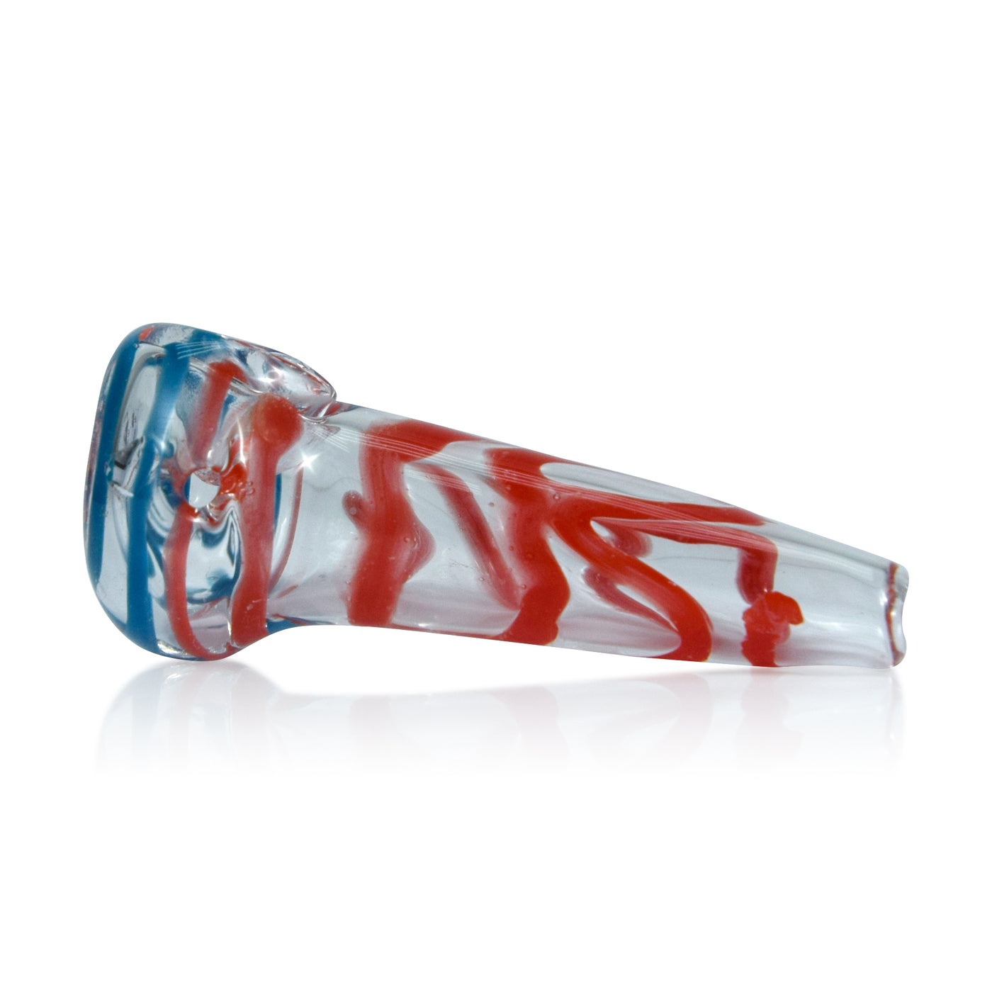 Assorted Dual Color Spiral Spoon Hand Pipe