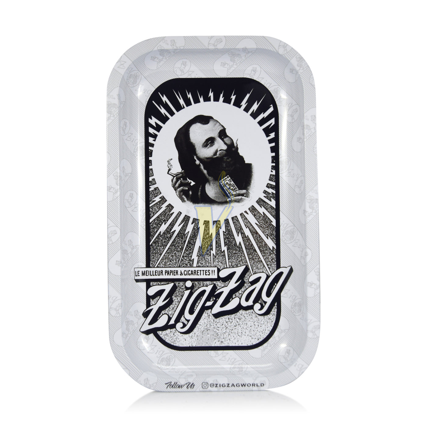 Zig Zag Small Vintage Rolling Tray
