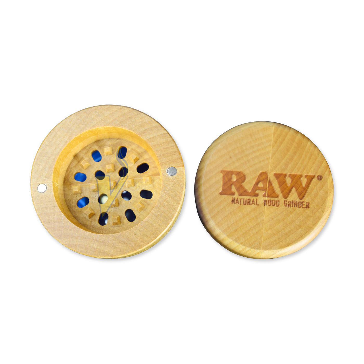 Raw Natural Wood Grinder 65mm